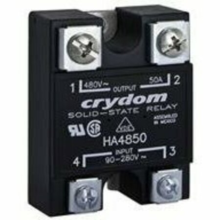 CRYDOM Solid State Relays - Industrial Mount Pm Ip00 Ssr, 660Va C/50A, Dc In, Rn HD6050-10